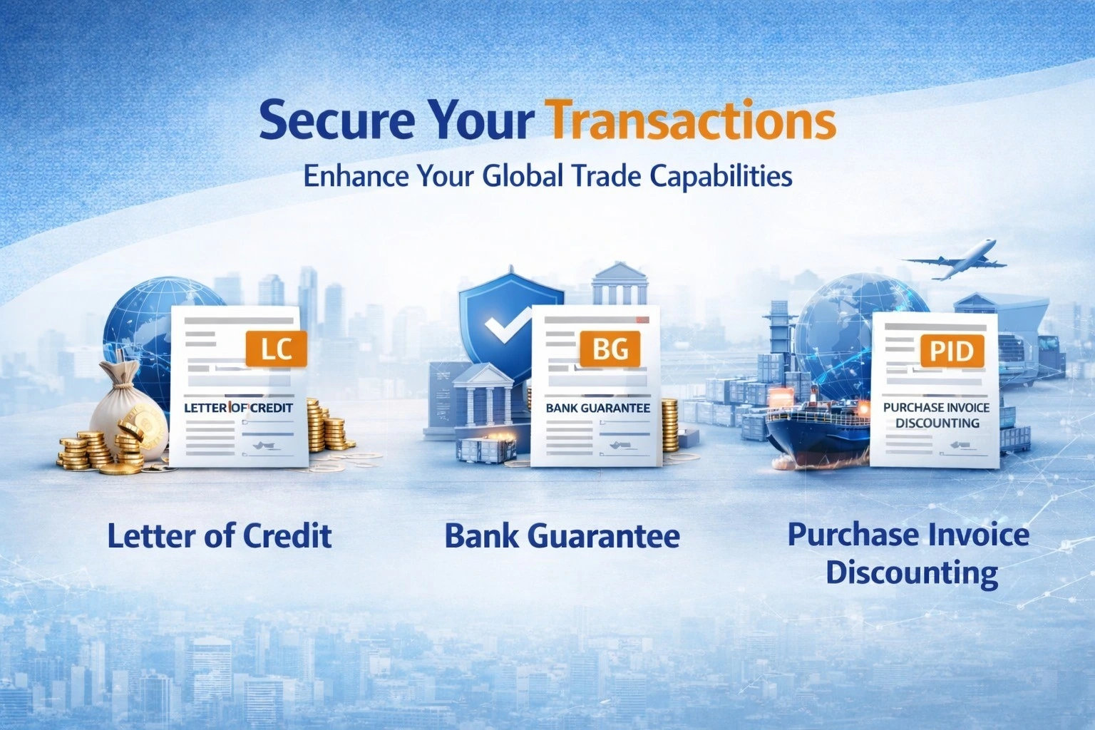 LC / BG / Purchase Invoice Discounting